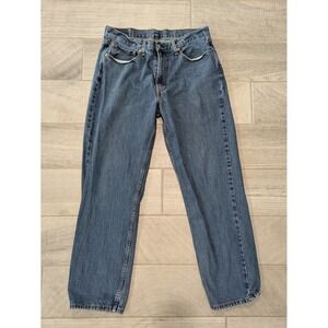 Levi's 550 Jeans Mens 36x32 Blue Denim Relaxed Straight Baggy‎ Grunge American